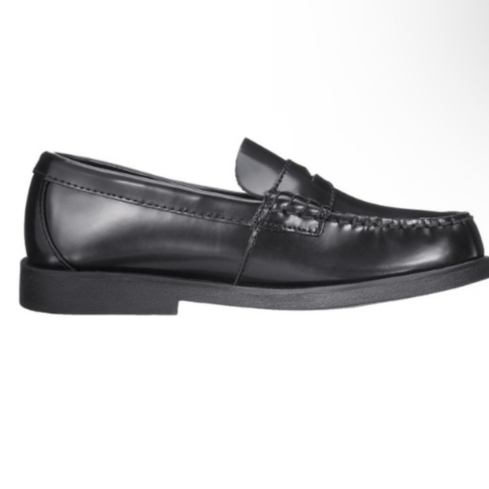 Sperry Top-Sider ‘Colton’ Boys Black Leather Loafers Size 1.5M - Picture 10 of 13